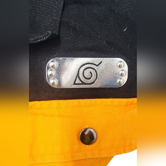Naruto Shippuden | Button Up Denim Jacket /w Emblem | Size: XL - Picture 3 of 5